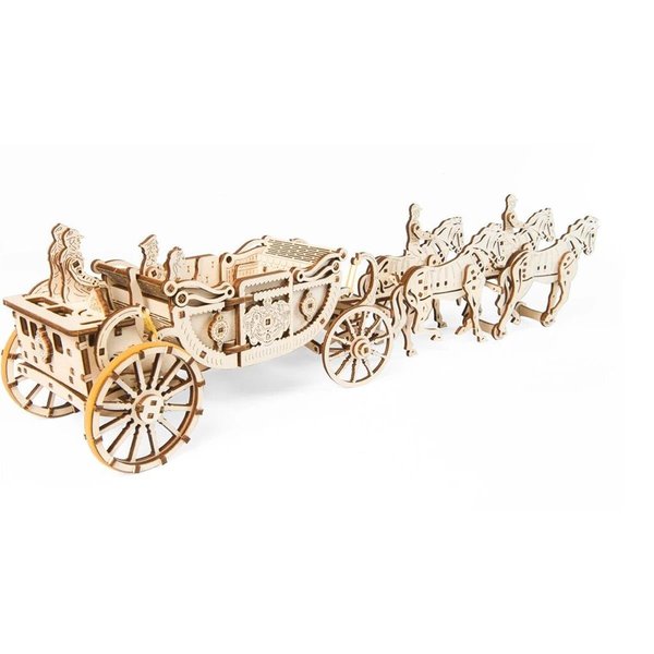 Ugears Royal Carriage Limited Edition Wooden 3D Model Kit UTG0048